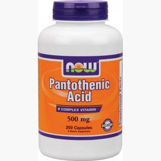 "Now Pantothenic Acid - 250 Capsules"
