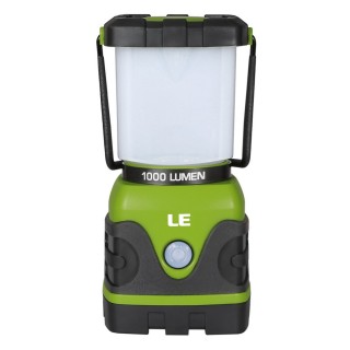 1000lm Dimmable Portable LED Lantern, 4 Modes, Battery Powered, Water Resistant, Home, Garden, Outdo