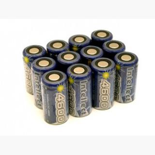 12pcs Intellect Sub C 4600mAh NiMH Flat Top Rechargeable Batteries (Clearance)