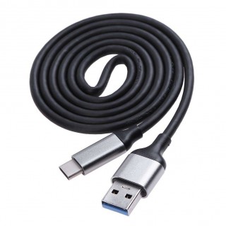 1m/3.3ft USB3.1 Type-C to USB3.0 TPE Charging Data Cable for Android(Black)