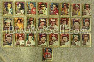 25 champions metallic impressions metal collector cards