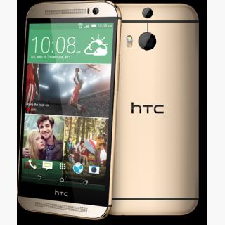 ATT Wireless HTC One M8 32GB Android Smartphone - - Gold