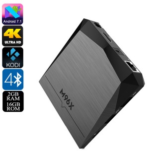 Android TV Box M96X - 4K, Android 7.1, WiFi, Miracast, Quad-Core CPU, 2GB RAM, Google Play, Kodi V17