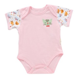 Baby Romper Unisex 100% Cotton Babysuit Baby Clothes Playsuit Cat Print Short Sleeve Summer For Newb