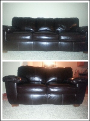 Brown Real Leather couches