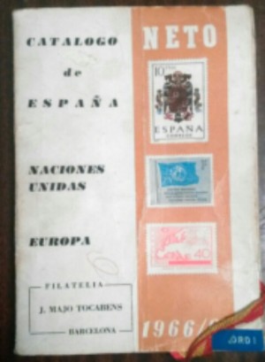 CATALOGO DE ESPAÑA 
J. MAJO TOCABENS 
NACIONES UNIDAS 
ESPAÑA 
NETO 
AÑOS 1966-67 