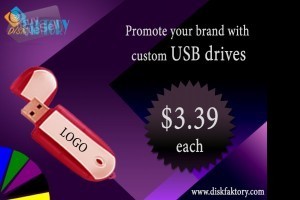 Cheap custom USB flash drives by DiskFaktory