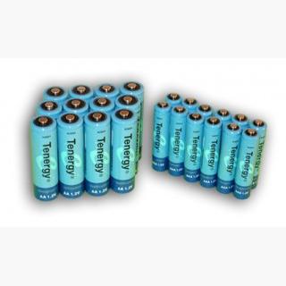 Combo: 24pcs Tenergy NiMH Rechargeable Batteries (12AA/12AAA)
