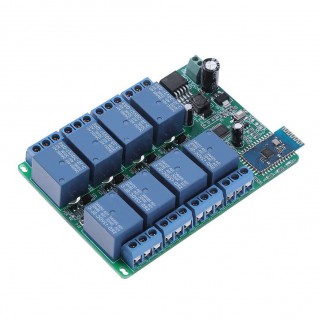 DC 12V 8 Channel Android Phone Bluetooth Control Relay Module for LED Light