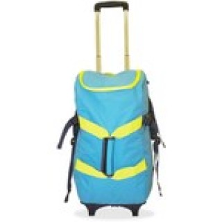 Dbest Smart Travel/Luggage Case (Rolling Backpack) for 17" Notebook, Travel Essential - Blue, Yellow