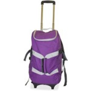 Dbest Travel/Luggage Case (Rolling Backpack) for 17" Notebook, Travel Essential - Purple