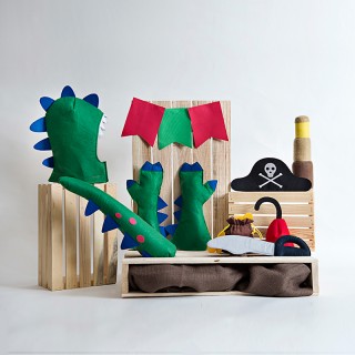 Dinosaur-pirate Dress Up & Prop Kit
