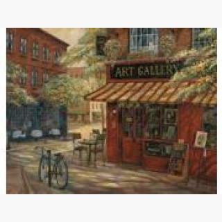 Dougs Art Gallery Poster Print by Ruane Manning (22 x 28)