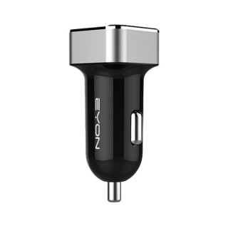 EYON R16 Mini Dual USB Ports Car Charger with LED Indication Light