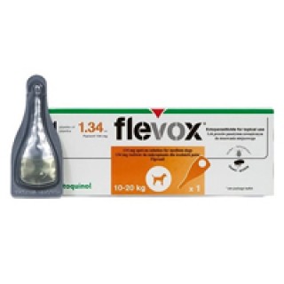 Flevox Spot-On for Medium Dogs 23 to 44 lbs. (Orange) 6 PACK