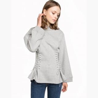 Grey Corset Sweatshirt