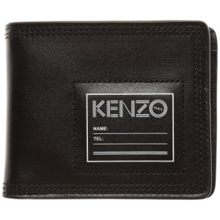 Kenzo Wallet for Men, Black, Leather, 2017