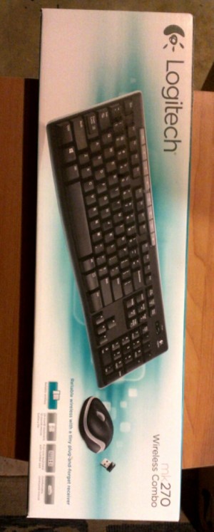 Logitech mk270 wireless keyboard and mouse combo