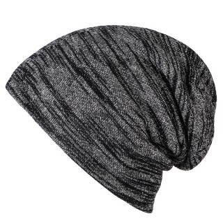 Men Winter Plus Velvet Soft Warm Beanies Hat