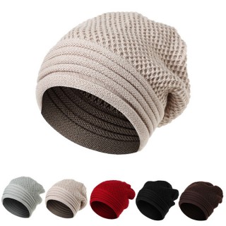 Men Women Winter Ear Warm Knitted Hats Casual Sport Skullies Beanies Hat