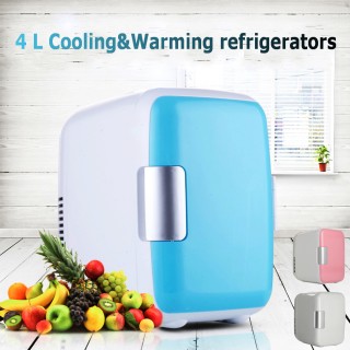 Mini 4L Portable Refrigerator Fridge Freezer Cooler Warmer Car Home Office