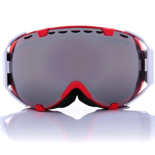 Motorcycle Spherical Anti-fog UV Dual Lens Grey Snowboard Ski Goggles Glasses Unisex