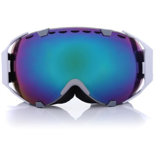 Motorcycle Sport Snowboard Ski Goggles Spherical Anti-fog UV Dual Lens Blue Outdoor