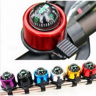 Mountain Bike Bicycle Bell Aluminum Alloy Compass Bell Bicycle Accessories Outdoor Sport