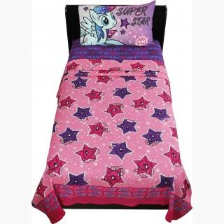 My Little Pony Twin Bed Comforter - Twilight Sparkle the Stars Are Out Bedding