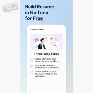 My resume builder cv  maker app Create resume on mobile for free (Gujarat) Jamnagar