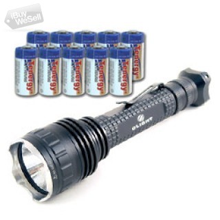 OLIGHT T10-T R5 Cree XP-G R5 + 10pcs Tenergy Propel CR123A Lithium Battery (PTC Protected)