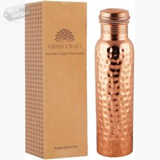 ORIEN CRAFT Copper Water Bottle (Contact me