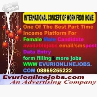 Online Jobs | Part Time Jobs | Home Based Online jobs | Data Entry Jobs Without Investment. Full Tim
