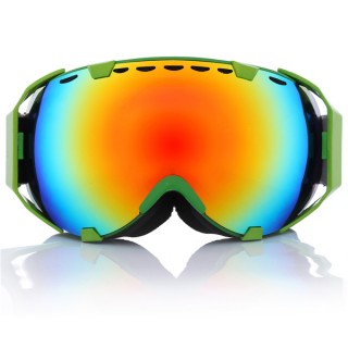 Outdoor Motorcycle Ski Goggles Spherical Dual Lens Snowboard Polarized Glasses