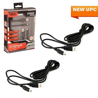 PS3 Twin Pack Charge Cable (KMD-P3-9180)