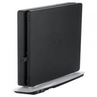 PS4 Slim Cooling Pad Stand Dual USB Charger Stand - Black - Playstation