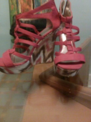 Pink sandals 7 1/2