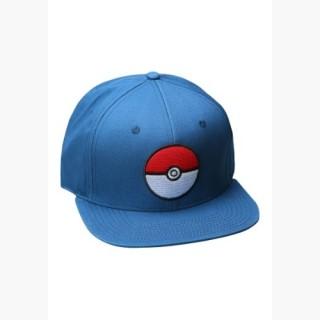 Pokemon Pokeball Trainer Blue Snapback Hat