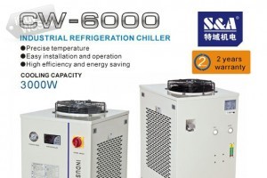 S&A chiller with temperature control for diode-pumped laser