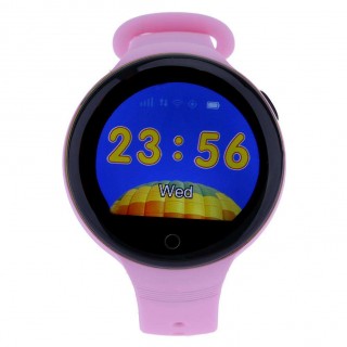 S668 Waterproof Smart Watch Round Screen Android Wristwatch GPS SOS Remote Monitoring for kids for i