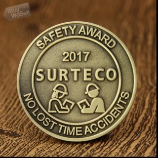 Safety Award Cheap Challenge Coins