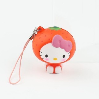Sanrio Hello Kitty Squishy Fruit Series Phone Strap (Orange)