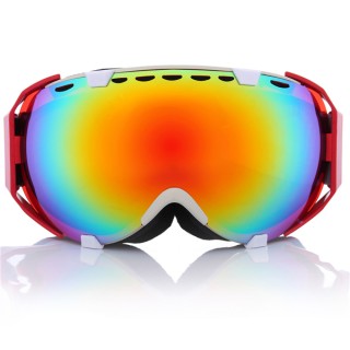 Ski Snowboard Goggles Professional Anti Fog UV Double-Lens Pink Safety Motorcycle Glasses