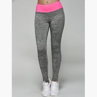 Space-Dyed Color Spliced Leggings
