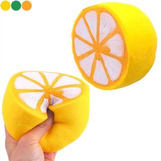 Squishy Soft Slow Rising Lemon Squeezing Toy Stress Reliver Phone Strap