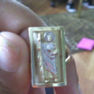 St.Jude gold ring
