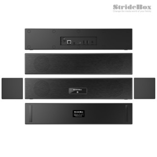 StrideBox Z1 Bluetooth Sound Bar + Android TV Box Amlogic S905X 40W Speaker