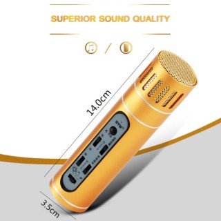 Sunshine-tipway STW Condenser Microphone Mic Karaoke Player Recording Omni KTV Singing for iOS Andro