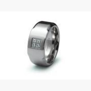Surgical Stainless Steel CZ Ring
