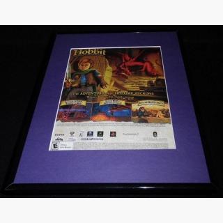 The Hobbit 2003 PS2 XBox Game Boy 11x14 Framed ORIGINAL Advertisement
